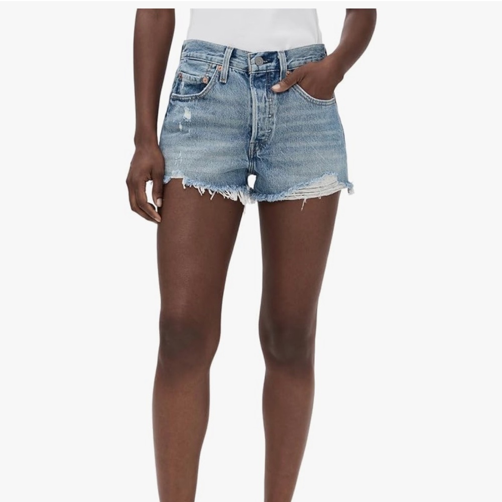 Levi's 501 Classic Blue Denim Women's Shorts
